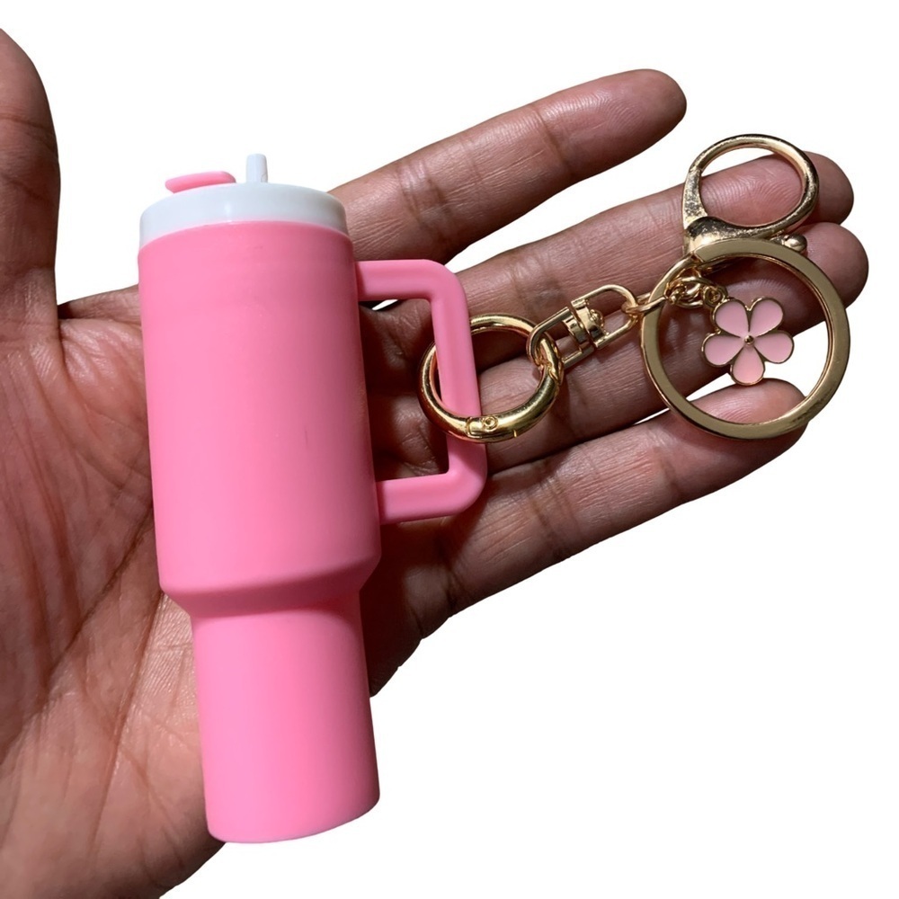 Stanley Style Fashion Inspired Tumbler Bag Charms and Chapstick Holders